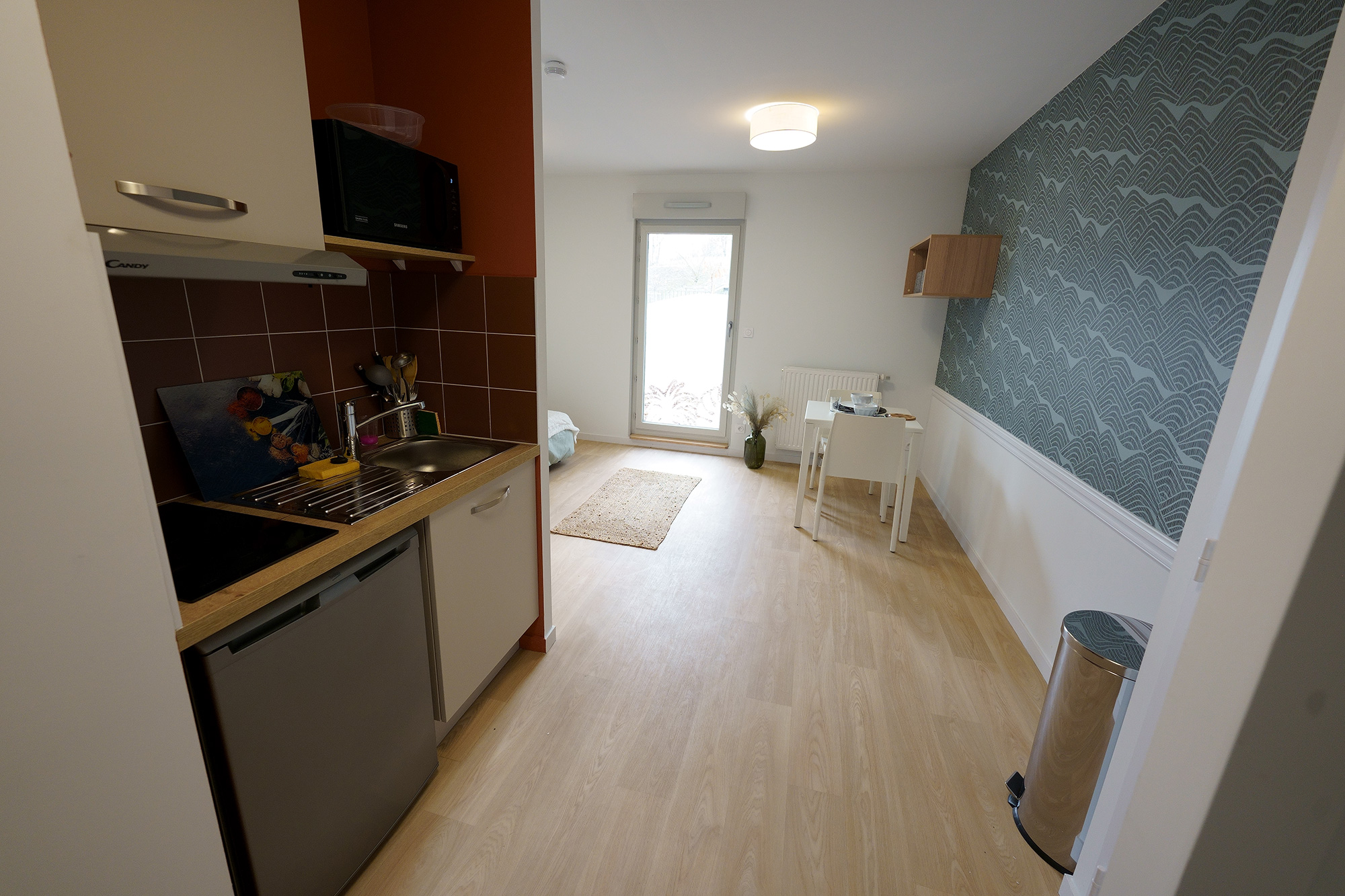 Entrée du Studio de la Résidence Darwin à Aurillac