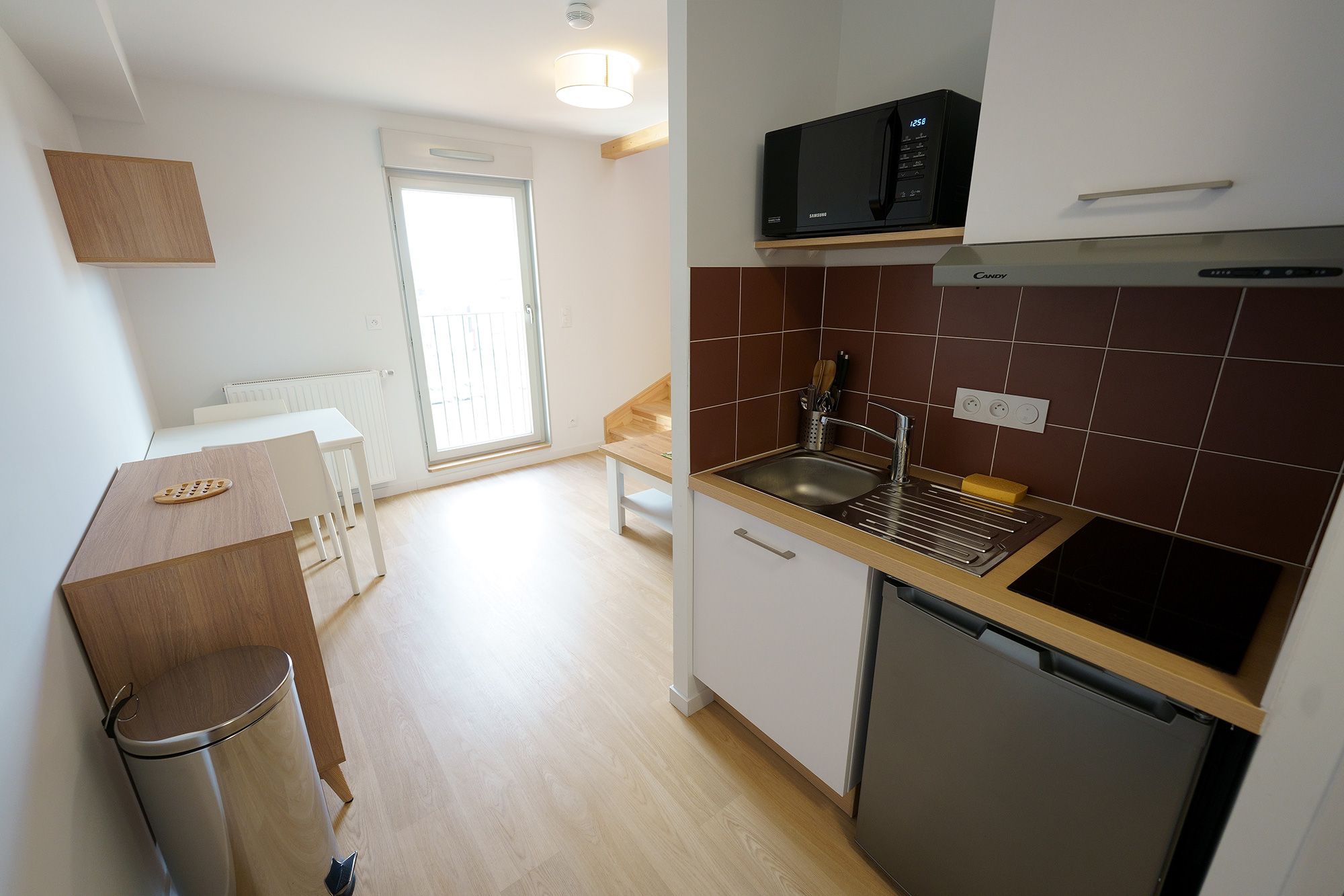 Entrée du duplex à la résidence jeunes actifs Darwin