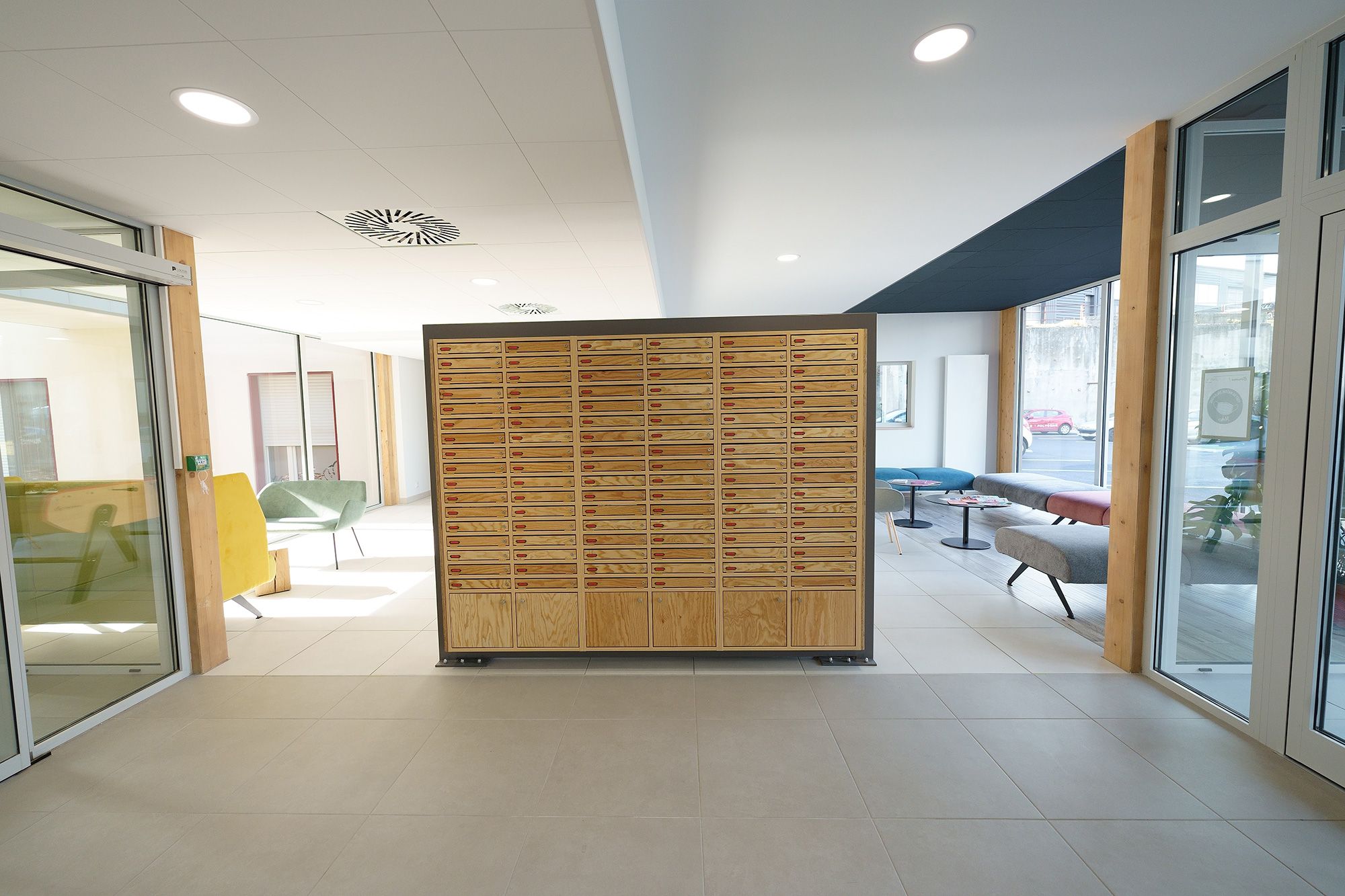 Les logements de la résidence Darwin disposent de boites à lettres individuelles