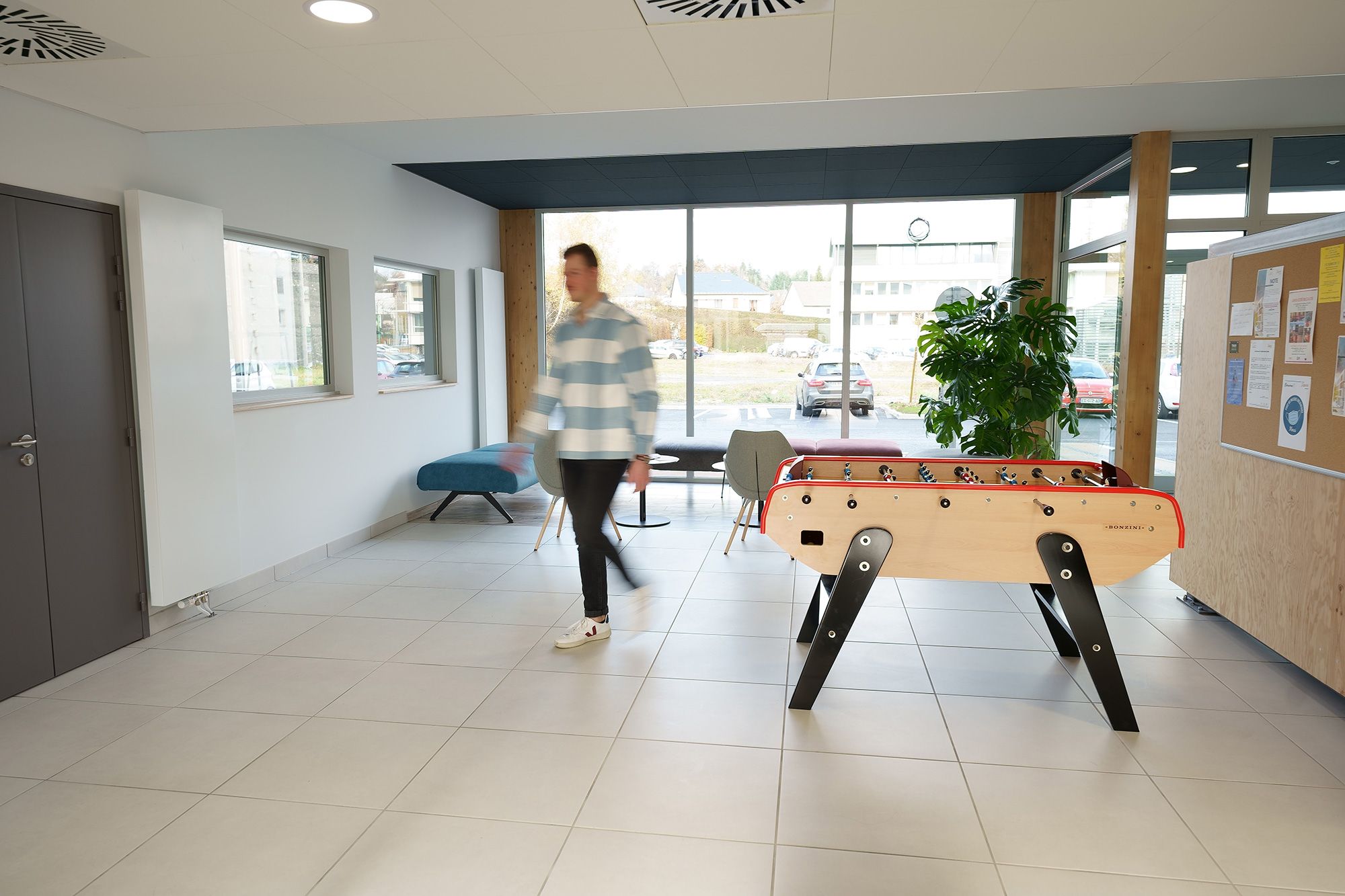 La résidence Darwin met un Baby Foot à disposition de ses résidents