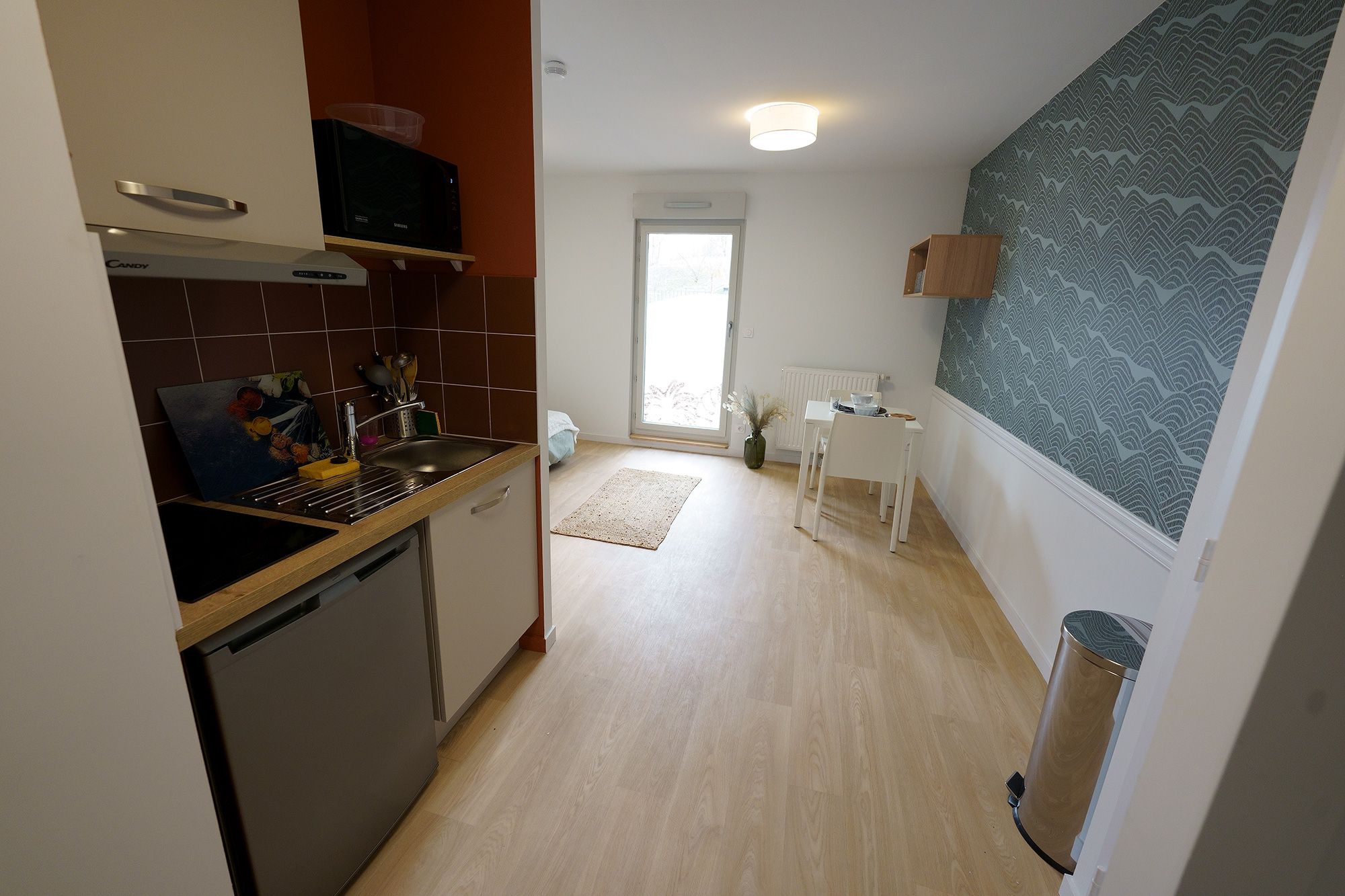 Entrée du Studio de la Résidence Darwin à Aurillac